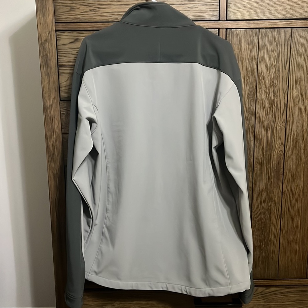L.L. Bean Large Gray Soft-Shell Jacket - image 3